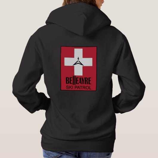 Sweat à capuche femme BSP Flame (Dos)