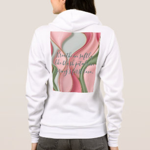 Sweat à capuche fermeture éclair intégrale graphiq
