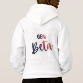 Sweat à capuche - Génération Beta (Dos)