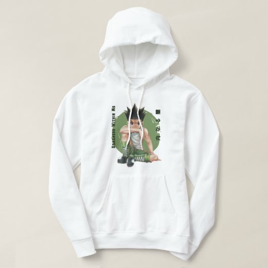 Sweat à capuche Gon Freecss Darkness Within Me Ani (Design devant)