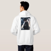 Sweat à capuche graphique avec garçon d'anime et a (Dos entier)