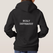 Sweat à capuche graphique blanc pour femmes en art (Dos)