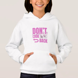 Sweat à capuche graphique pour filles Don't Look B