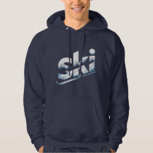 Sweat à capuche graphique Ski Mountain – Ski avent