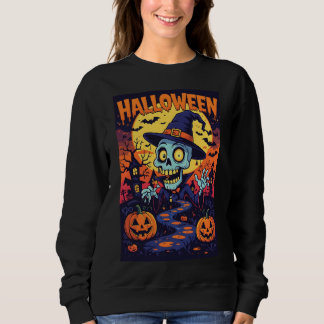 Sweat à capuche Halloween Fantôme Boo
