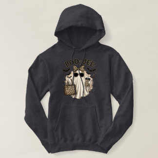 Sweat à capuche Halloween Fantôme Léopard Boo-Jee