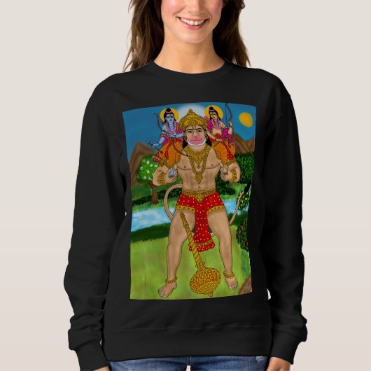 Sweat à capuche Hanuman (Devant)