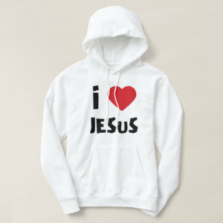 Sweat à capuche homme J'aime Jésus