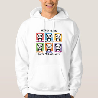 Sweat à capuche Humeur du jour Panda Mignon
