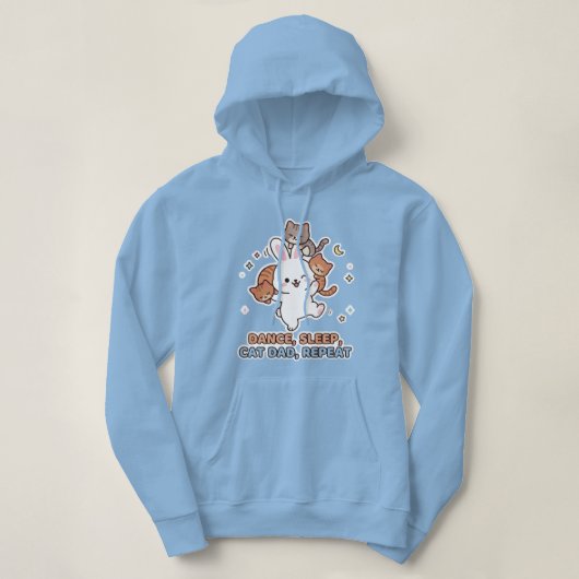 Sweat à capuche K-Pop Stray Cat Dad Dancing Rabbit (Design devant)