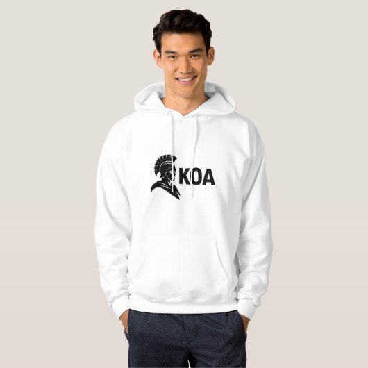 Sweat à capuche KOA Warrior (Devant entier)