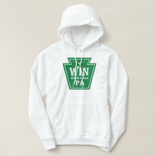 Sweat à capuche logo WIN (Design devant)