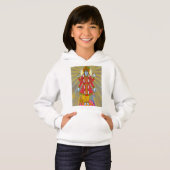 Sweat à capuche Lord Vishnu – Vêtements décontract (Devant entier)