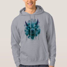 Sweat à capuche Loup à la glace qui goutte