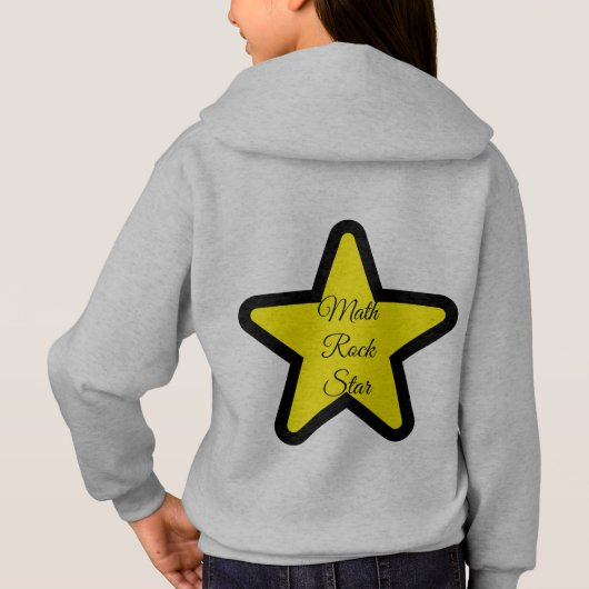 Sweat à capuche Math Star (Dos)