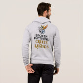 Sweat à capuche Motivational Phoenix Zip-Up (Dos entier)