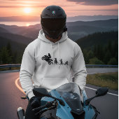 Sweat à capuche Motorcycle Life Evolution