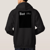 Sweat à capuche noir Batman  (Dos)