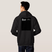 Sweat à capuche noir Batman  (Dos entier)
