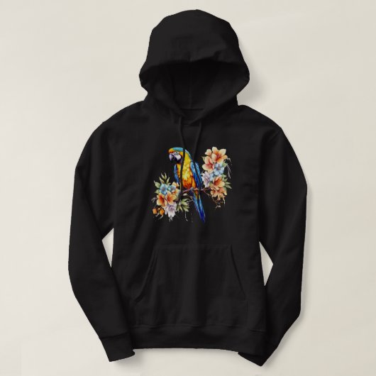 Sweat à capuche perroquet (Design devant)