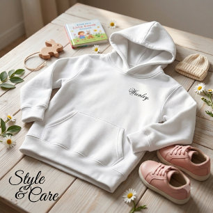 Sweat à capuche personnalisé pour enfants avec imp