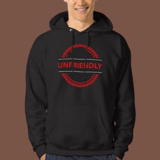 Sweat à capuche peu amical – Vêtements de rue à l'