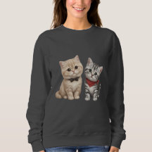 Sweat à capuche pour amoureux de chats mignons
