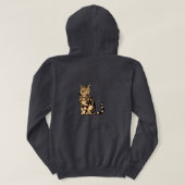 Sweat à capuche pour amoureux de chats mignons – S (Design dos)