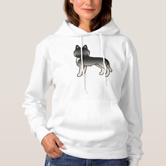 Sweat à capuche pour chien de dessin animé mignon (Devant)