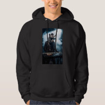Sweat à capuche pour concert de synthétiseur Zèbre