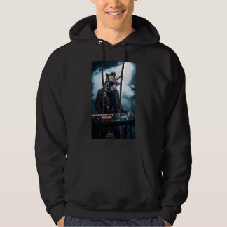 Sweat à capuche pour concert de synthétiseur Zèbre
