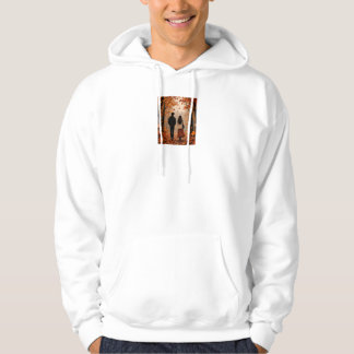 Sweat à capuche pour couple automnal romantique |