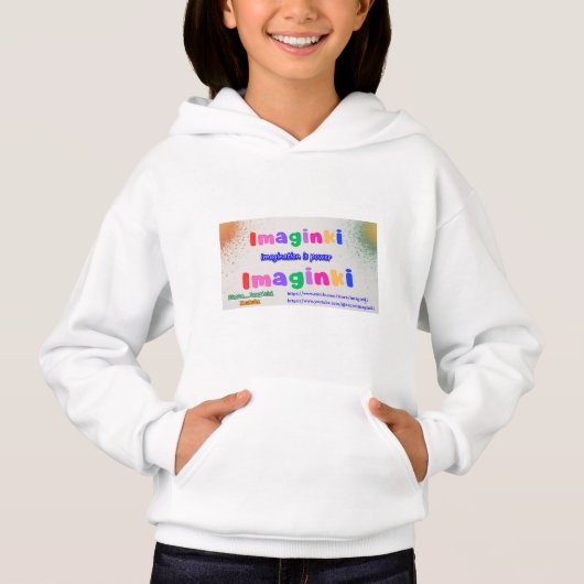 sweat à capuche pour enfants (Devant)