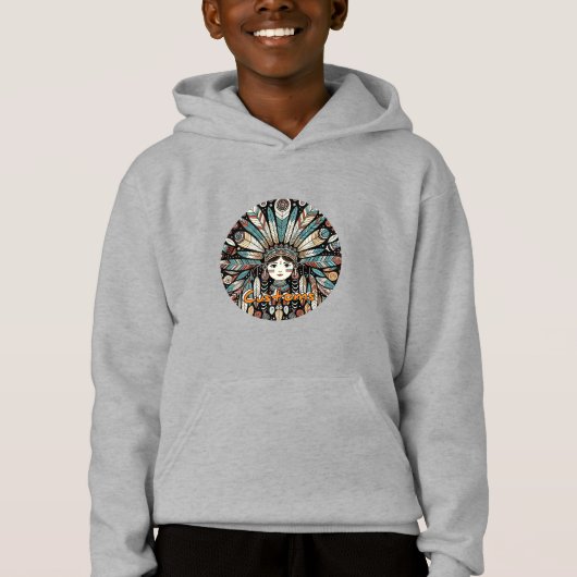 Sweat à capuche pour enfants (Devant)