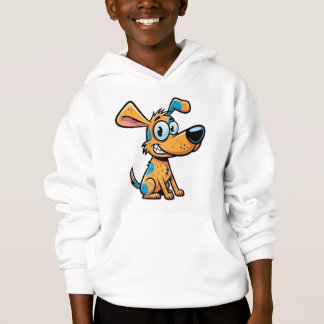 Sweat à capuche pour enfants Chien joueur
