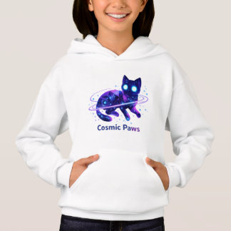 Sweat à capuche pour enfants Cosmic Paws Galaxy Ca