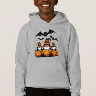 Sweat à capuche pour enfants Gnome d'Halloween