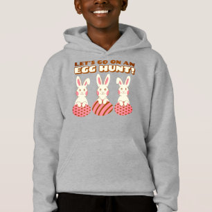 Sweat à capuche pour enfants Triple Bunny Egg Hunt