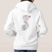 Sweat à capuche pour femmes (Dos)