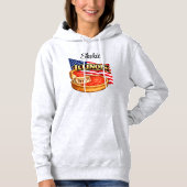 Sweat à capuche pour femmes de l'Illinois (Devant)