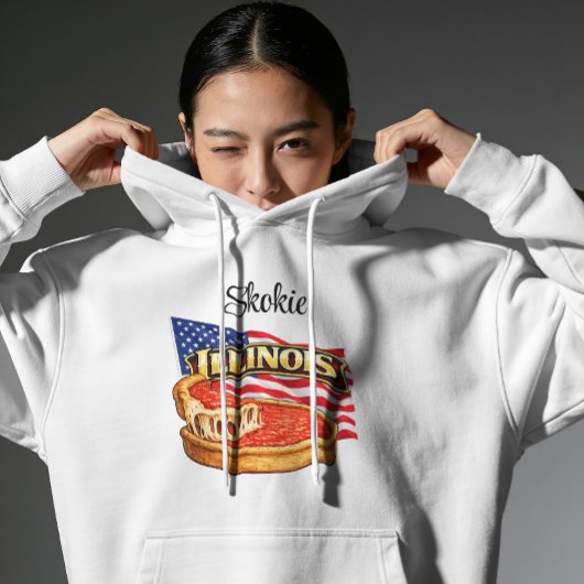 Sweat à capuche pour femmes de l'Illinois