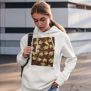 Sweat à capuche pour femmes Grapevine Background