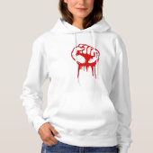 Sweat à capuche pour femmes Poing (Devant)