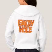 Sweat à capuche pour fille Earth Hole (Dos)