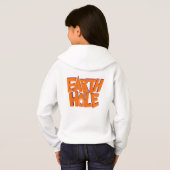 Sweat à capuche pour fille Earth Hole (Dos entier)