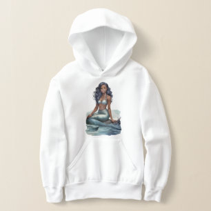 Sweat à capuche pour fille sirène fantastique