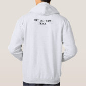 Sweat à capuche pour homme Chat Mode Pensée Profon (Dos)