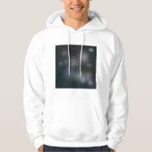 Sweat à capuche pour hommes ciel nocturne (Devant)
