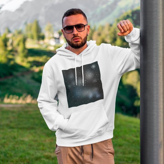 Sweat à capuche pour hommes ciel nocturne