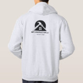 Sweat à capuche pour hommes d'affaires (Dos)